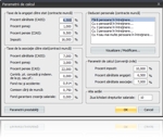 Parametrii calcul salarii